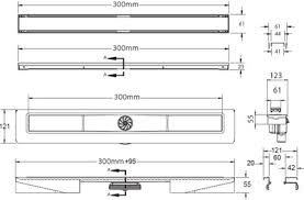 Душевой лоток Berges Wasserhaus B1 Antik 090021 30 Матовый хром